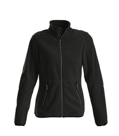 PRINTER Essentials fleece jacket speedway dames zwart