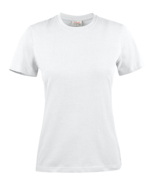 Printer Essentials PRINTER Essentials t-shirt épais à manches courtes blanc/femme