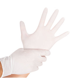 Gants en nitrile SAFE LIGHT sans poudre, blancs