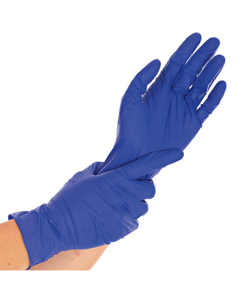HygoStar Gants en nitrile SAFE LIGHT sans poudre, bleu foncé