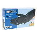 HygoStar Gants en nitrile SAFE LIGHT sans poudre, couleur noire