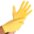 HygoStar Gants en nitrile SAFE LIGHT non poudrés, couleur jaune