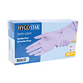 HygoStar Gants en nitrile SAFE LIGHT sans poudre, violets