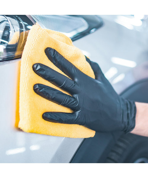 HygoNorm Gants en nitrile SAFE FIT sans poudre, couleur noire