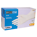 HygoStar Gants en latex SKIN poudrés blancs
