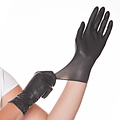HygoStar Gants en latex DIABLO sans poudre, couleur noire
