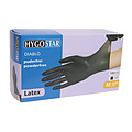 HygoStar Gants en latex DIABLO sans poudre, couleur noire