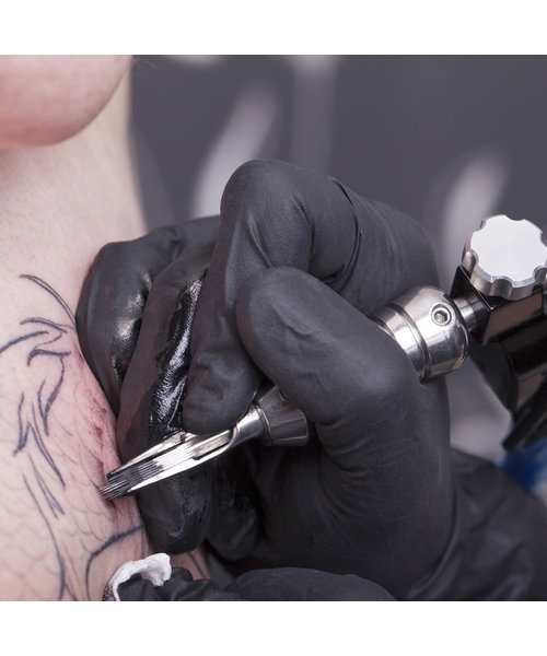 HygoStar Gants en latex DIABLO sans poudre, couleur noire