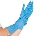 HygoStar Gants en nitrile SUPER HIGH RISK sans poudre 30 cm bleus