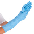 HygoStar Gants en nitrile EXTRA SAFE SUPERLONG (40 cm) - Bleu