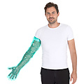 HygoStar Gants LDPE SOFTLINE LONG PLUS 90 cm avec élastique aux poignets - vert