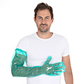 HygoStar Gants LDPE SOFTLINE LONG PLUS 90 cm avec élastique aux poignets - vert