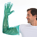 HygoStar LDPE Handschoenen SOFTLINE LONG 90 cm - groen