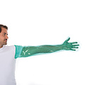 HygoStar Gants LDPE SOFTLINE LONG 90 cm - vert