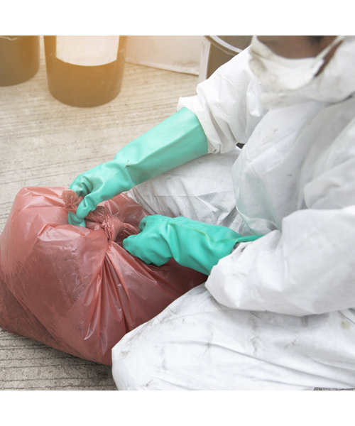 HygoStar Gants en nitrile Protection chimique PROFESSIONAL longs 46 cm - verts