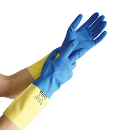 Gants en latex dualprene - résistants aux produits chimiques
