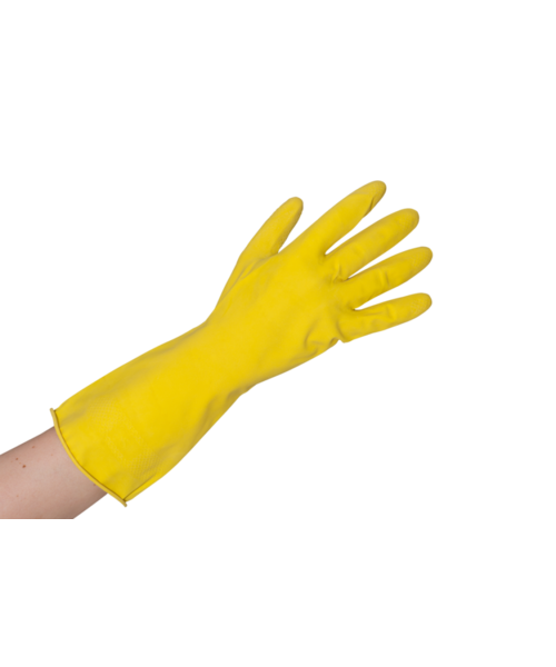 Care & Serve Gants en latex universels BETTINA, couleur jaune