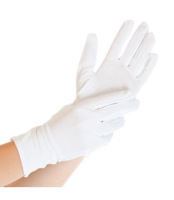 Gants en nylon SUPERFINE blancs