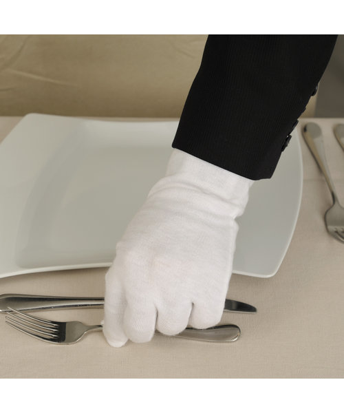 HygoStar Gants en coton STRONG blancs