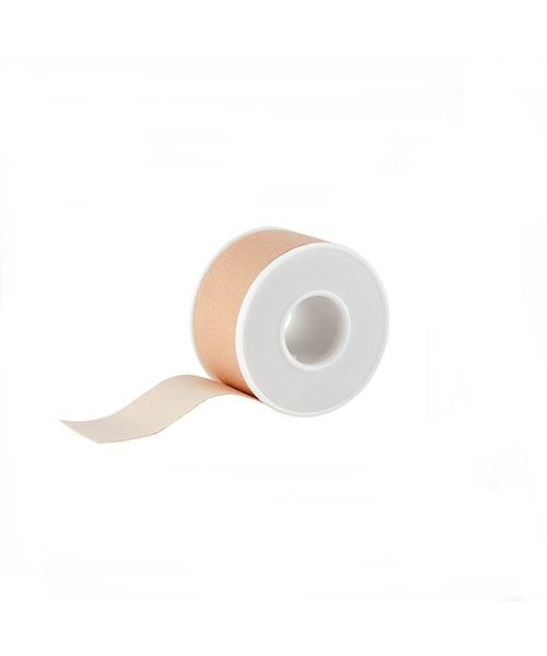Classic hechtpleister textiel met deksel 2,5cm x 5m