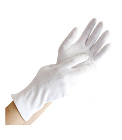 Gants en coton LIGHT blancs
