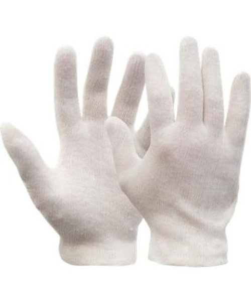 Oxxa Gants en coton OXXA Knitter 14-021, couleur écru