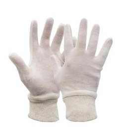 OXXA Knitter 14-061 gants en coton + manchettes écru