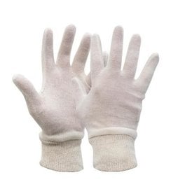 OXXA Knitter 14-061 katoen handschoen + manchetten ecru