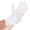 HygoStar Gants en coton TRICOT GRIP blancs