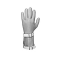Niroflex  Gant résistant aux coupures EASY FIT cotte de mailles avec manchette de 7,5 cm