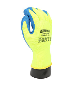 Gant jaune fluo WINTER STAR/ revêtement en latex