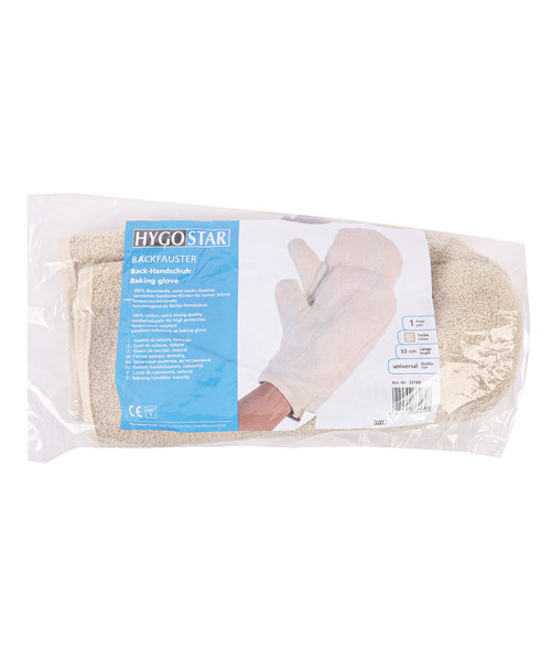 HygoStar Gant de cuisine résistant à la chaleur BACKFAUSTER 33 cm/coton