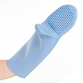 HygoStar Gant en silicone résistant à la chaleur SHARK 44 cm - bleu