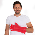 HygoStar Warmtebestendige siliconewant HEATBLOCKER 35 cm - rood