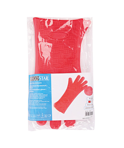 HygoStar Warmtebestendige siliconewant HEATBLOCKER 43 cm - rood