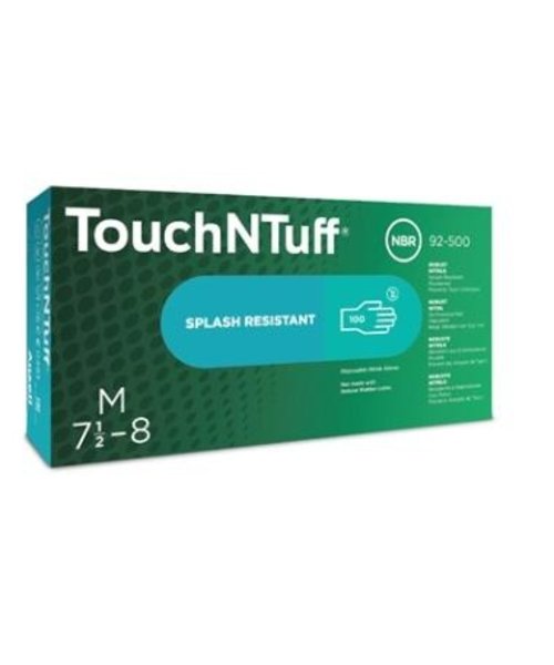 Ansell Gants Ansell TouchNTuff 92-500 (verts) - 24 cm/100 pièces