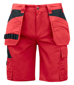 PROJOB Short avec poches holster rouge
