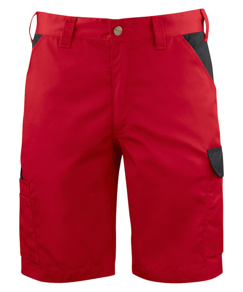 Projob Swedish Workwear PROJOB Short avec poche arrière à rabat et velcro rouge / pour hommes