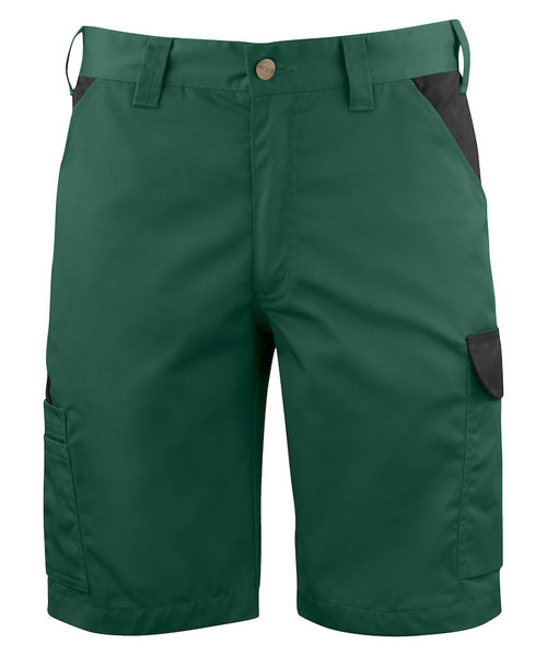 Projob Swedish Workwear PROJOB Short avec poche arrière à rabat et velcro, vert forêt / pour hommes