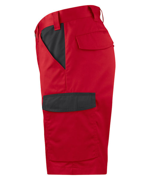 Projob Swedish Workwear PROJOB Short achterzak met klep en velcro rood/ heren