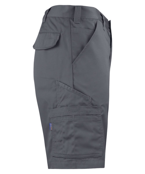 Projob Swedish Workwear PROJOB Short avec poche arrière à rabat et velcro, gris / pour hommes