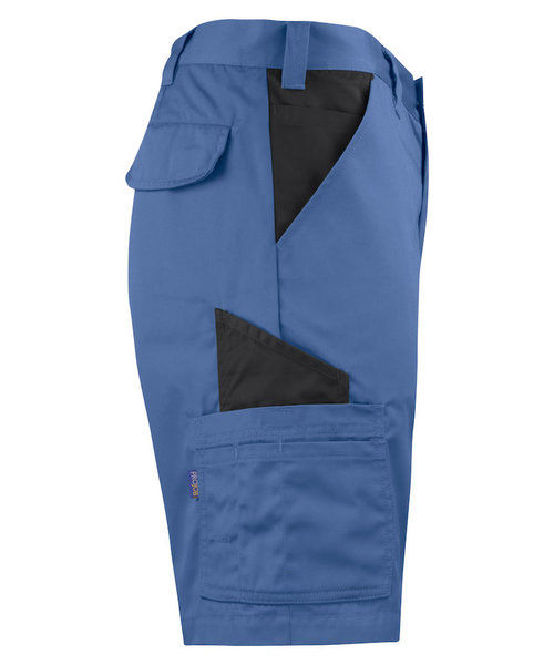 Projob Swedish Workwear PROJOB Short avec poche arrière à rabat et fermeture velcro, bleu ciel / pour hommes