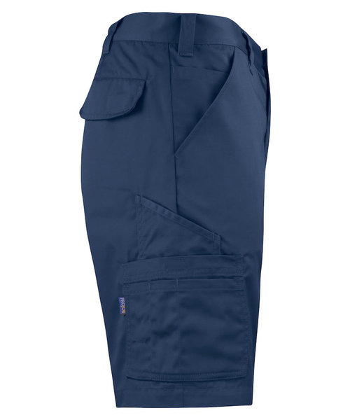 Projob Swedish Workwear PROJOB Short avec poche arrière à rabat et velcro, bleu marine / pour hommes