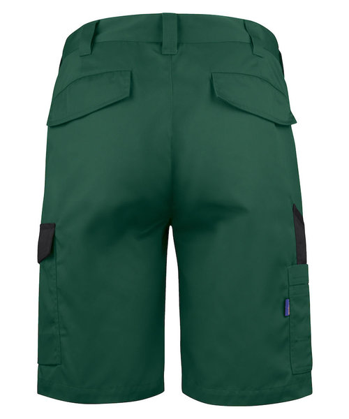 Projob Swedish Workwear PROJOB Short avec poche arrière à rabat et velcro, vert forêt / pour hommes