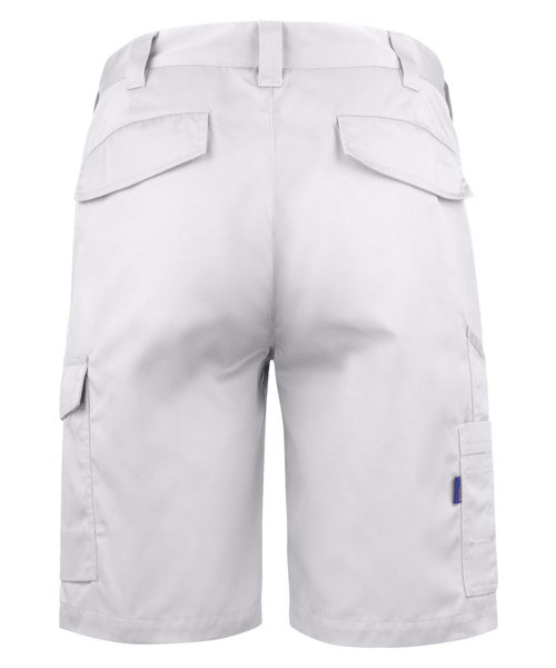 Projob Swedish Workwear PROJOB Short avec poche arrière à rabat et velcro blanc/homme