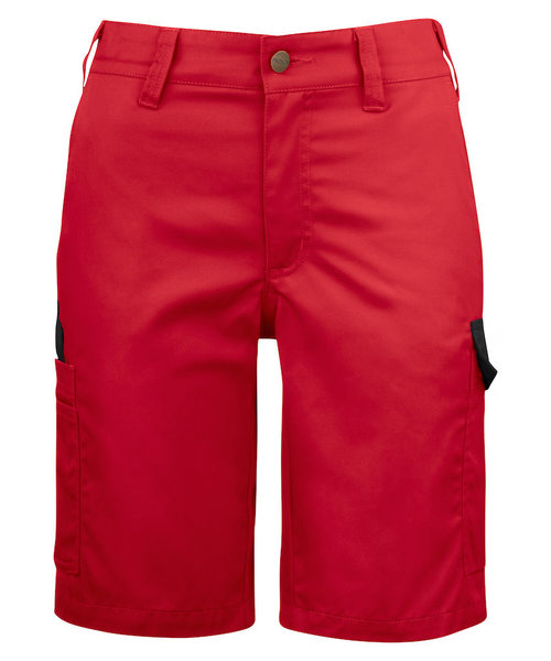Projob Swedish Workwear PROJOB Short de travail avec poche arrière à rabat rouge / pour femmes