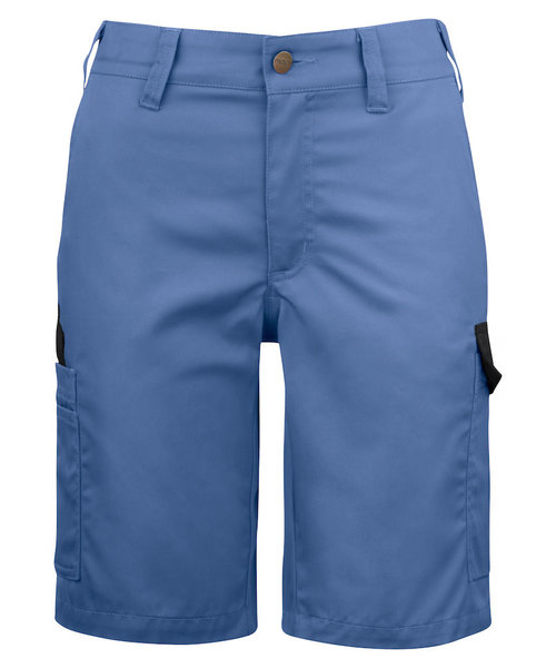 Projob Swedish Workwear PROJOB Short de travail avec poche arrière à rabat, bleu ciel / pour femmes
