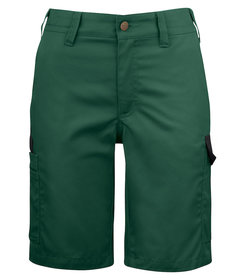 PROJOB Short de travail avec poche arrière à rabat, vert forêt / pour femmes