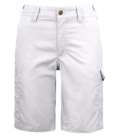 PROJOB Short de travail avec poche arrière à rabat, blanc / pour femmes