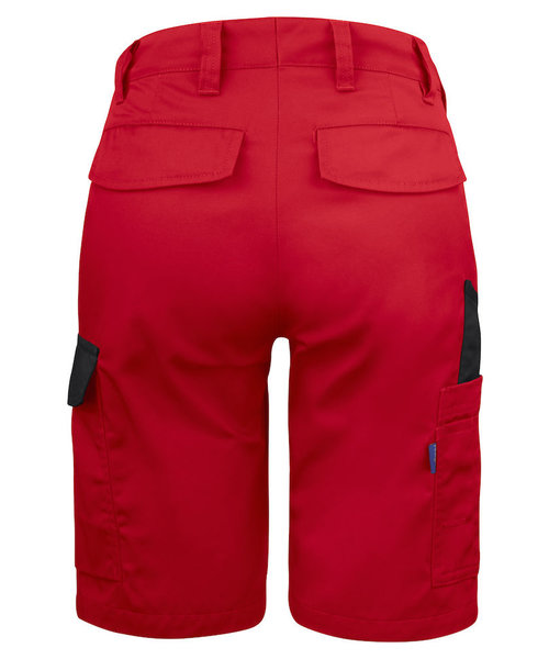 Projob Swedish Workwear PROJOB Short de travail avec poche arrière à rabat rouge / pour femmes